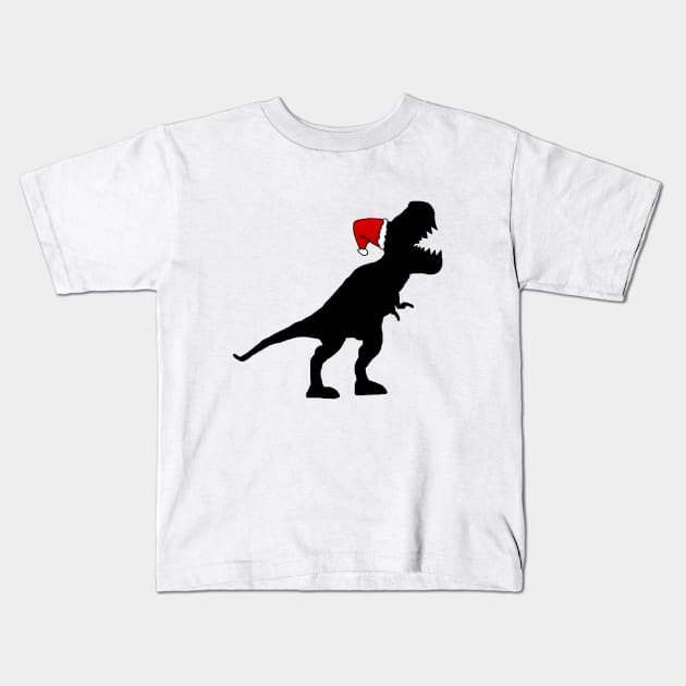 Christmas TRex Kids T-Shirt by imphavok